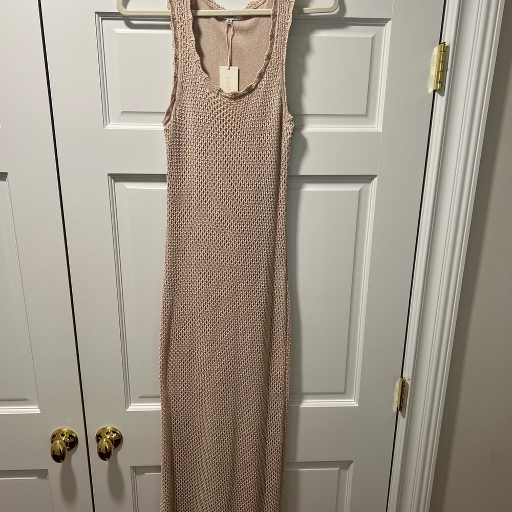 Z Supply Crochet Beige Dress - NWT!